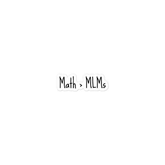 Math > MLMs Sticker - Black