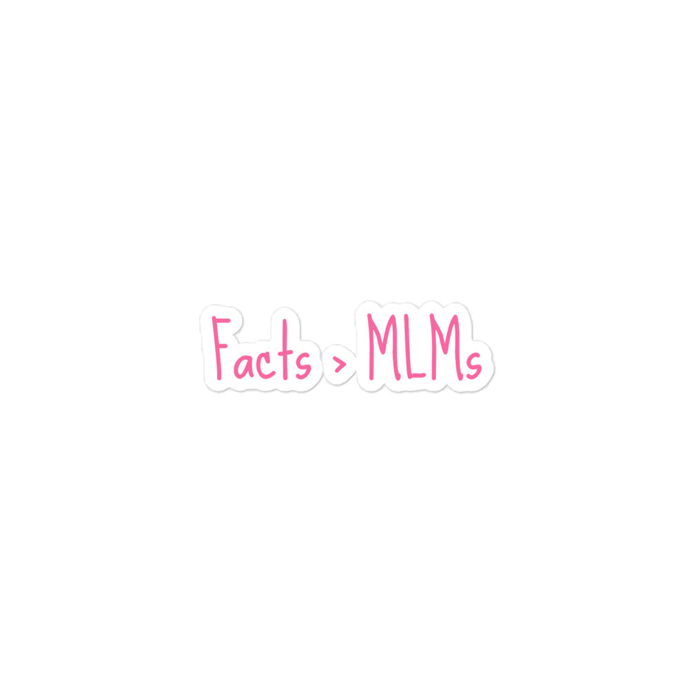 Facts > MLMs Sticker - Rose