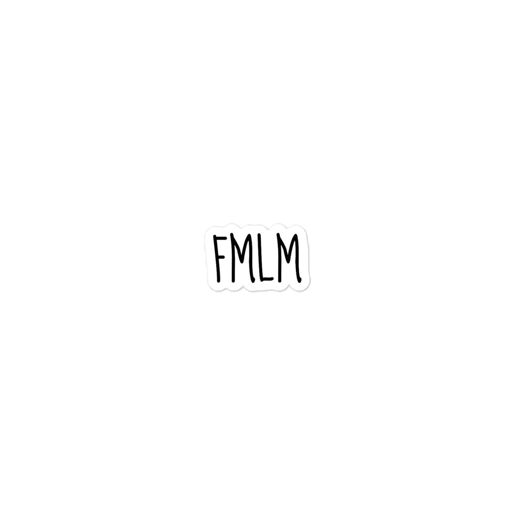 FMLM Sticker - Black