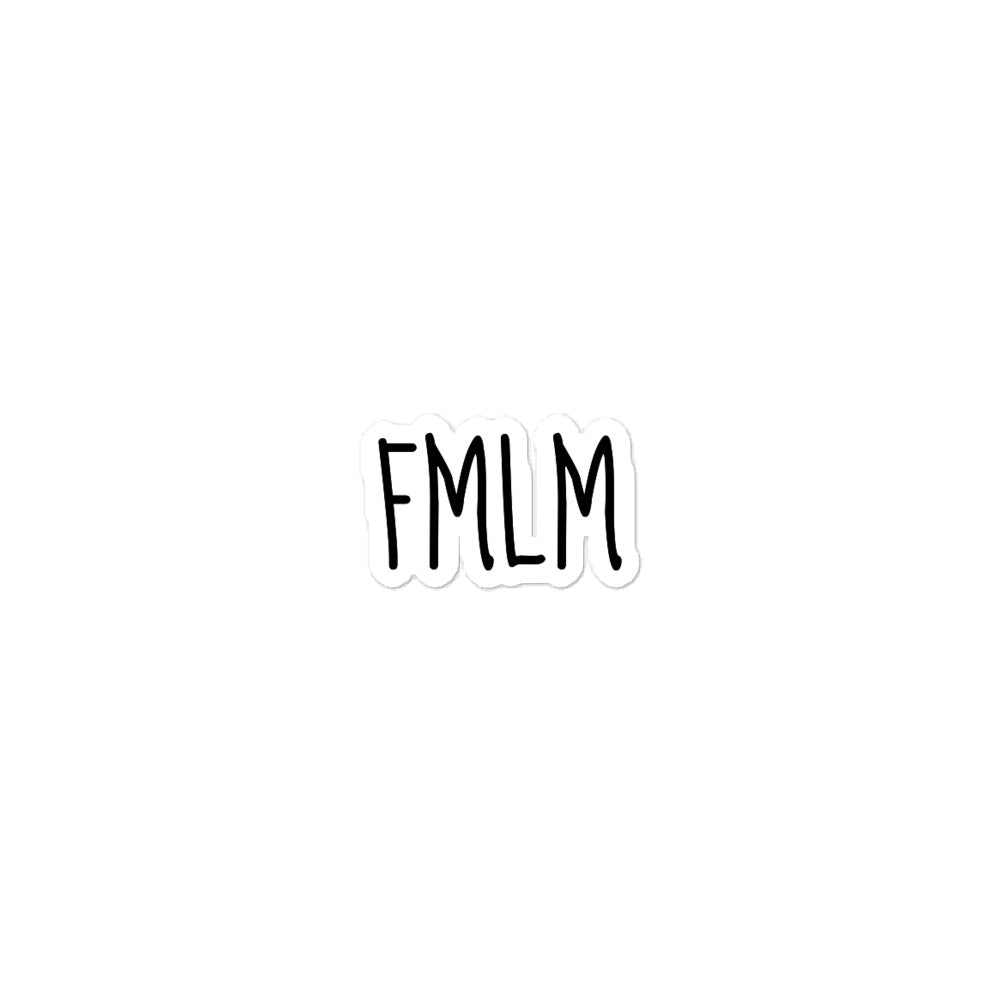 FMLM Sticker - Black